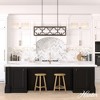 Hunter Fans 9" Gablecrest 4-Light Linear Chandelier French Oak Finish - 3 of 3