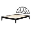 South Shore Queen 82.5" Hoya Bed and Headboard Black - image 2 of 4