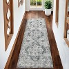 Acekool Washable Traditional Oriental Rug – Non-Slip, Stain Resistant, Low Pile, Soft Folding Floor Mat for Kitchen & Hallway - 3 of 4