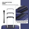 Polypropylene (PP) 3 Piece Luggage Set Pp Lightweight Suitcase Set With Tsa Lock & Expanable Spinner Wheels 20inch+24inch+28inch - 3 of 4