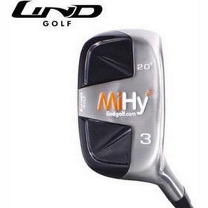 Lind Golf MiHy Square BLACK Left Hand Hybrid Rescue Wood, Graphite Shaft, Regular Flex - 1 of 1
