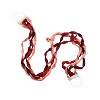 Storied Home Wool Felt Ribbon Garland, Pink and Red - 2 of 4
