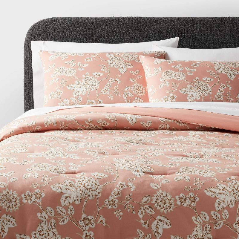 Floral Print Comforter and Sham Set - Threshold™, 1 of 9