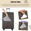 FonTOI 20"&24"&28" Luggage Sets 3 Pieces, Softside Expandable Luggages with Duffel Bag, Spinner Travel luggage Sets, Brown, 12.2"*18.9"*30" - 4 of 4