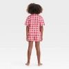 Girls' Short Sleeve Button-Up Pajama Set - art class™ - 2 of 4