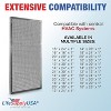 LifeSupplyUSA Aluminum Electrostatic Air Filter Replacement Washable Air PurifierA/C Filter for Central HVAC MERV 8 Long-Lasting - 2 of 4