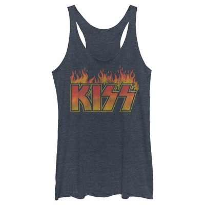 Women's KISS Fired Up Racerback Tank Top