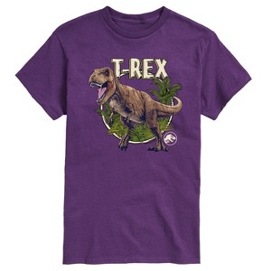 Men's - Jurassic Park - Tyrannosaurus Rex Short Sleeve Graphic T-Shirt - 1 of 3