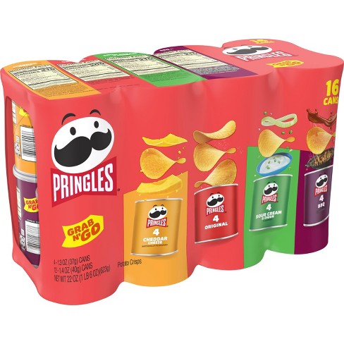 Neerduwen absorptie Misverstand Pringles Grab And Go Variety Pack - 22oz : Target