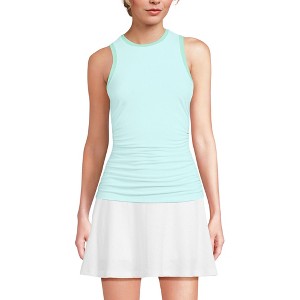 Lands' End Women's Sleeveless Power Performance Fitted Tank - 1 of 4