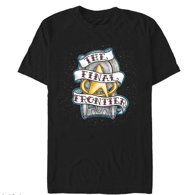 Men's Star Trek V: The Final Frontier Starfleet Tattoo Badge T-Shirt