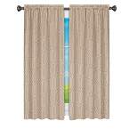 Collections Etc Geometric Thermal Blackout Curtain Panel