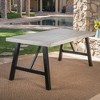 Dining Table, Acacia Wood Picnic Table, Water-proof & Sunproof Tabletop, 300 Pound Weight Capacity - 4 of 4