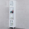 Costway 71" Bathroom Tall Tower Storage Cabinet Organizer Display Shelves Bedroom - 2 of 4