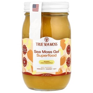 True Sea Moss Natural Superfood From The Sea, Mango & Pineapple, 16 fl oz (473 g) - 1 of 3