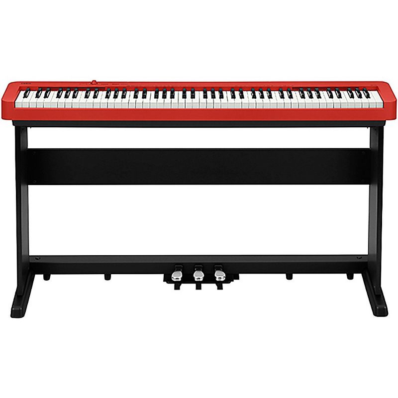 Casio CDP-S160 Digital Piano With Matching CS-470P Stand and Triple Pedal Red, 4 of 7