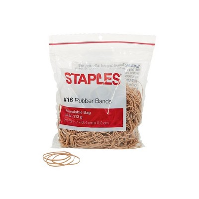 Staples Economy Rubber Bands Size #16 1/4 lb. 28615-CC