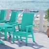WestinTrends Outdoor Patio Modern Adirondack Dining Chair Weather Resistant - 2 of 4