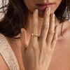 Gold Rings for Women,Dainty Ring Set 14K Gold Plated Thumb Rings Non Tarnish Chunky Size 6-10 Gold Jewelry Gifts for Women - 3 of 4