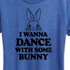 Women's - Instant Message - I Wanna Dance With Some Bunny Short Sleeve Graphic T-Shirt - 2 of 4
