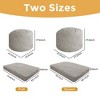 MAXYOYO Giant Bean Bag Bed - Corduroy Convertible Chair to Floor Mattress for Adults, Grey - 2 of 4
