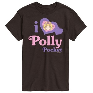 Men's - Polly Pocket - I Love Polly Pocket Short Sleeve Graphic T-Shirt - 1 of 3