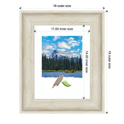 Classic White Polystyrene 8x10 Wall Picture Frame