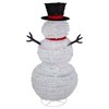Northlight 4' Lighted Pop-Up Snowman Outdoor Christmas Decoration - 4 of 4