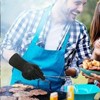 Paaaawaters Kitchen Split Finger Silicone Gloves Microwave Grill Oven Insulation Gloves - 2 of 4