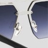 Anna-Kaci Women's Chic Trimmed Octagon Polarized Sunglasses UV400 Protection - 3 of 4