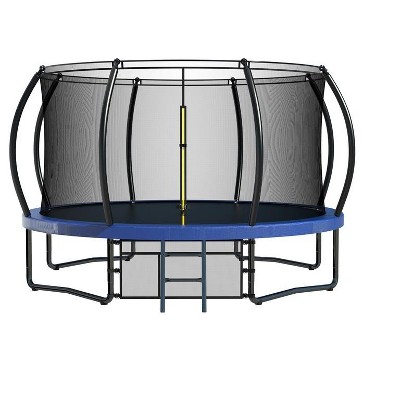10FT Recreational Trampolines For Kids Teens Steel Frame With Net, Basketball Hoop, Basketball, Pump Outdoor Large Trampoline For Indoor Outdoor Kids