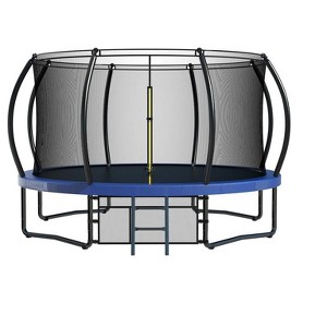 10FT Recreational Trampolines For Kids Teens Steel Frame With Net, Basketball Hoop, Basketball, Pump Outdoor Large Trampoline For Indoor Outdoor Kids - 1 of 4