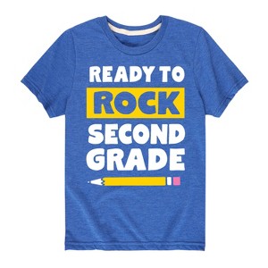 Boys' - Instant Message - Ready to Rock Second Grade Short Sleeve Graphic T-Shirt - 1 of 4