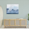 Stupell Industries White Sailboats Coasting Ocean Waters Blue Tide, 48" x 36" - 2 of 4