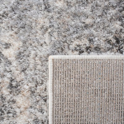 Ivory Soft Square Shag Rug - Easy Care Synthetic 9' x 9'