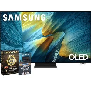 Samsung 55 inch OLED 4K S95F Vision AI Smart TV (2025) + Extended Protection Plan - 1 of 4