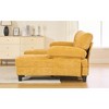 VASIP 103" U-Shaped Sectional Sofa with Dual Chaise Lounges,Soft Chenille Fabric with Storage Pockets,for Living Room,Apartment,Gray - 3 of 4