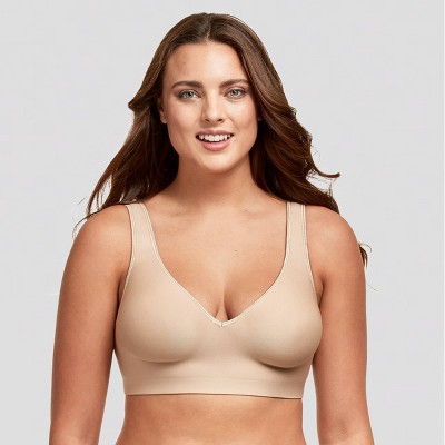 Hanes Women's Full Coverage SmoothTec Band Unlined Wireless Bra G796