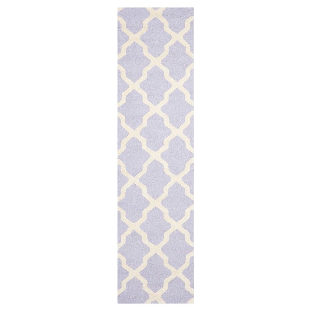 Maison Textured Runner - Lavender / Ivory (2'6inx6') - Safavieh
