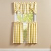 Park Designs Buffalo Check Lined Farmhouse Yellow Valance 60" x 20" - image 2 of 3