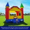 HeroKiddo 13'x13' Castle Commercial Grade Bounce House with Basketball Hoop, and Air Blower Included. - 4 of 4