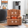 NicBex Recliner Chair Massage Chair with Heating Vibration Sofa Chair Comfy Chair with Large Pocket with 2 Cup Holders - 4 of 4