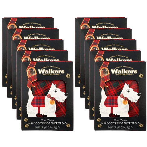 Walker's Mini Scottie Dog Shortbread Cookies - Case of 10/5.3 oz - image 1 of 4