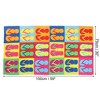 Unique Bargains Soft Absorbent Beach Towel Slippers Pattern Colorful 59"x30" 1 Pc - 4 of 4