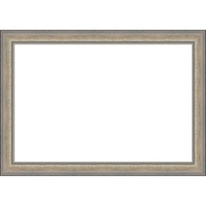 Amanti Art Fleur Champagne Silver Framed Dry Erase Magnetic Board - 1 of 4