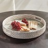 Plum & Post Burma Rattan Round Serving Tray Large - 3 of 4