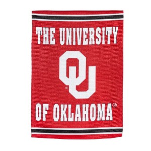 Evergreen University of Oklahoma House Flag 28 x 44 Inches Outdoor Decor for Homes and Gardens - 1 of 3
