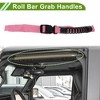 Unique Bargains Roll Bar Grab Handles for Jeep Wrangler JL 2018-2024 Nylon PVC - 2 of 4