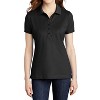 Mafoose Women's Casual Short Sleeve Stretch Pique Moisture-Wicking Polo Shirt - 2 of 4