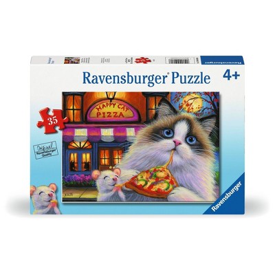 Ravensburger Happy Cat Pizza Jigsaw Puzzle - 35pc